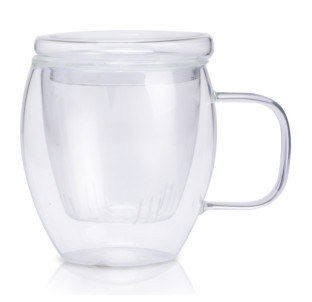 201-17 Заварювальна чашка зі скляним ситом 300мл Фінестра - фото