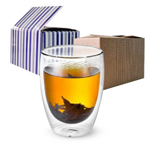 201-23/1 Стакан з подвійним дном 350мл( в універсальній коробці) - фото