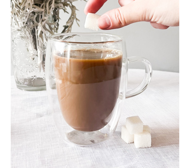 201-3 Чашка з подвійною стінкою конус 320мл Kronos - фото 2