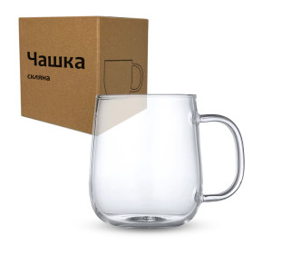 201-36 Чашка скляна 500 мл - фото