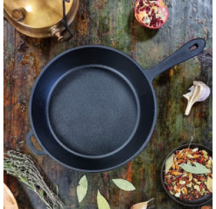 Т203 Сковорода чавунна 26*6см - фото