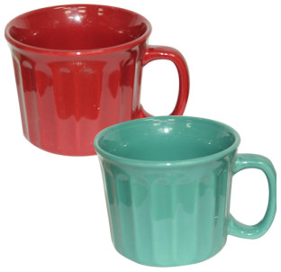 2034-13 Чашка Дужа мікс 500мл варіант від 1 до 4 кол. - фото