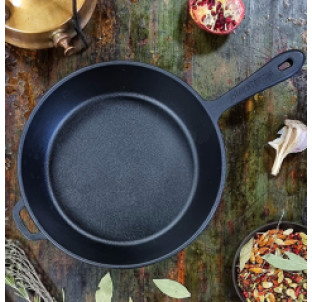 Т204 Сковорода чавунна 28*6см - фото