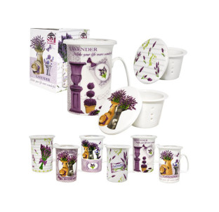 2052-2 Чашка заварювальна "Лаванда" 320мл - фото