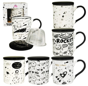 20608 Чашка заварювальна 350мл Космос - фото