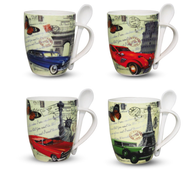 2063-09/У Чашка АВТО 400мл без упаковки - фото