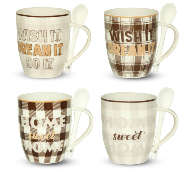 2063-11/У Чашка Милий дім 400мл без упаковки - фото