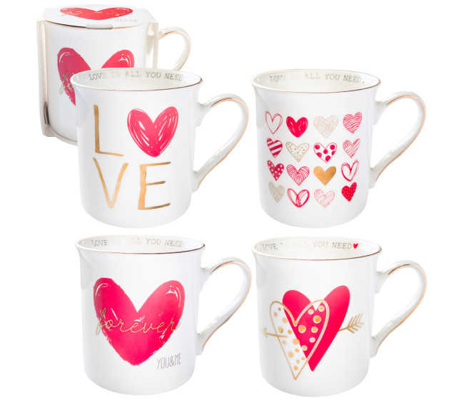 20702 Чашка "Почуття" (золото) 340 мл - фото