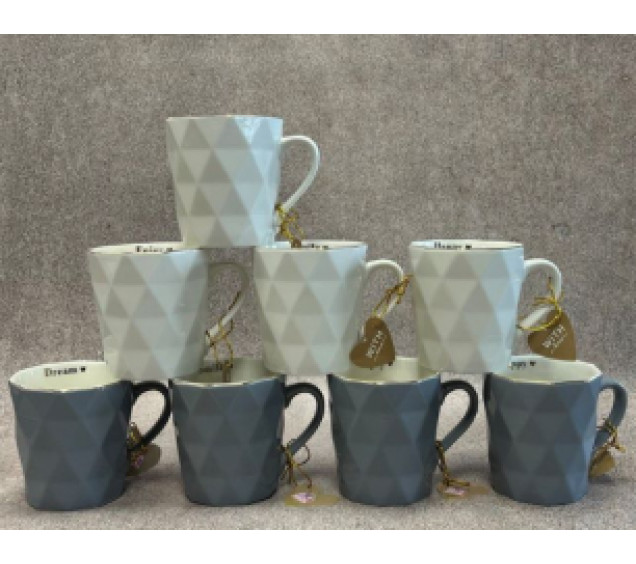 20703 Чашка "Грані" (золото) 360 мл - фото