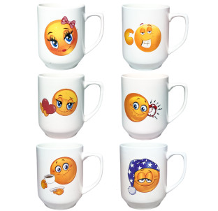 212-10 Чашка Смайл 260 мл - фото