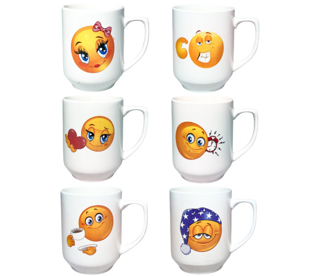 212-10 Чашка Смайл 260 мл - фото