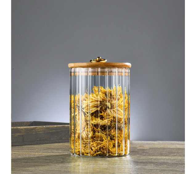 212121-4 Ємність 750 мл з бамбуковою кришкою - фото 1