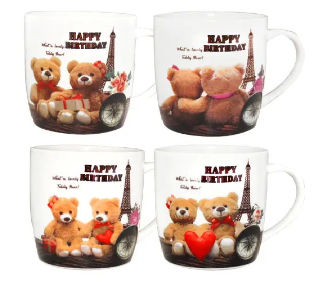 218-03 Чашка "З днем народження!" 360мл - фото