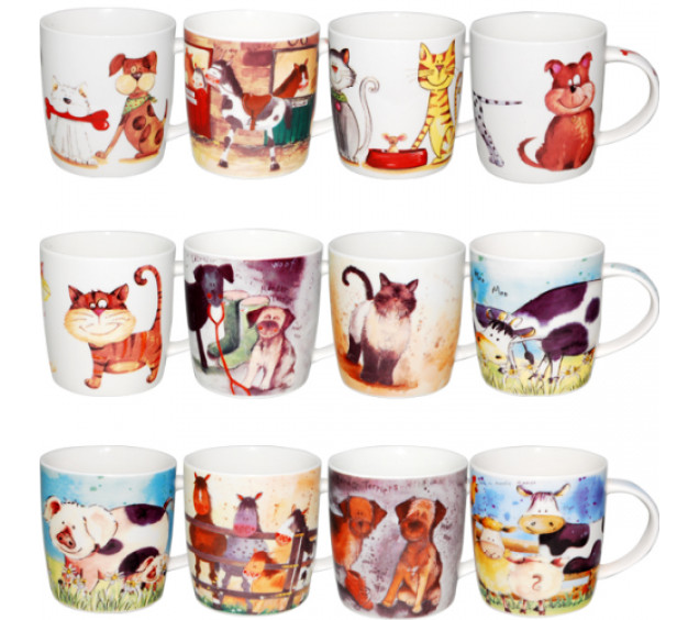 2183 Чашка 360мл Наші вихованці - фото