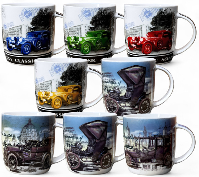 2183 Чашка 360мл Ретро Авто - фото