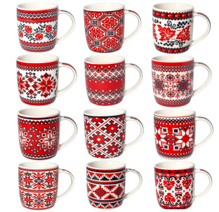 2183-1 Чашка 360мл Вишиванка - фото