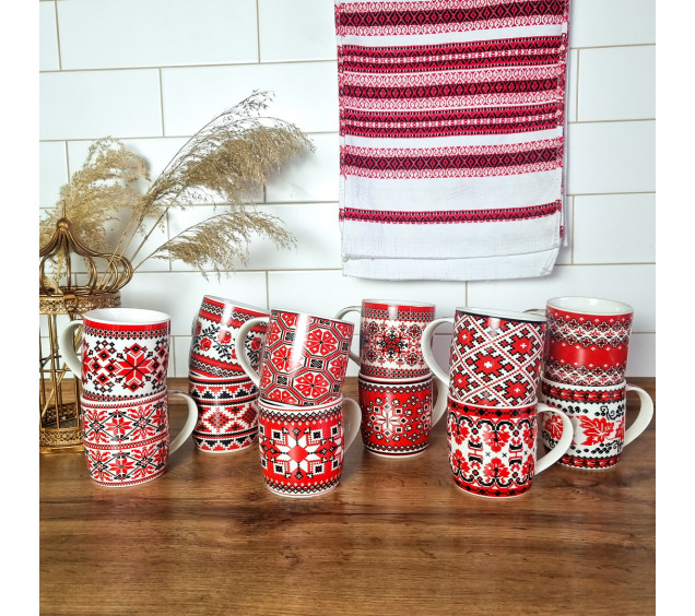 2183-1 Чашка 360мл Вишиванка - фото 1