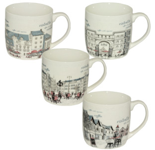 2184 Чашка 340мл Місто - фото