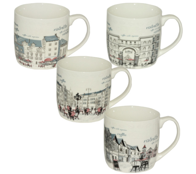 2184 Чашка 340мл Місто - фото