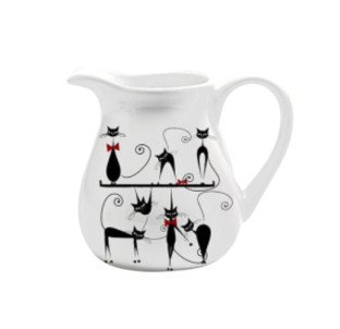 2234-12/1 Глечик "Чорна кішка" (об-м-1л, h-14см) (без подарункової упаковки) - фото