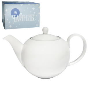 2235-4 Чайник Срібло 1240мл - фото