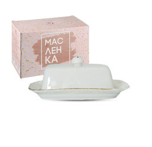 2255/1 Масельничка 19,5*13,5см Біла ніч - фото