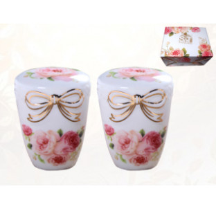 2277/1 Набір для солі та перцю Бант (в.6,8см) - фото