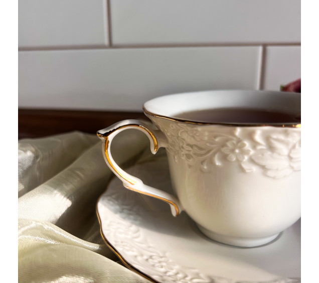 2340 Набір чайний 2пр. 220мл Біла ніч - фото 1