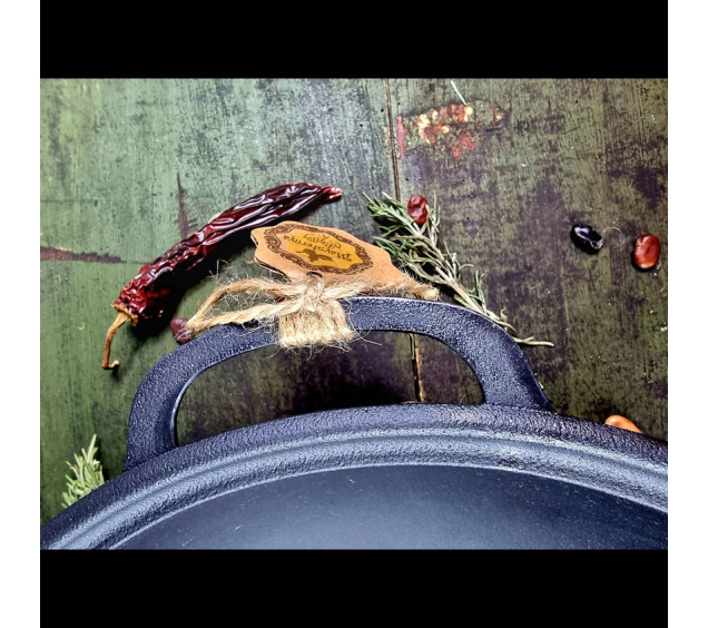 V12С3 Казан узбецький 12л зі скляною кришкою - фото 3