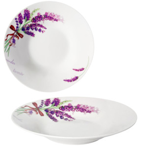 30003-1436 Тарілка суп 8' Лаванда(48) - фото