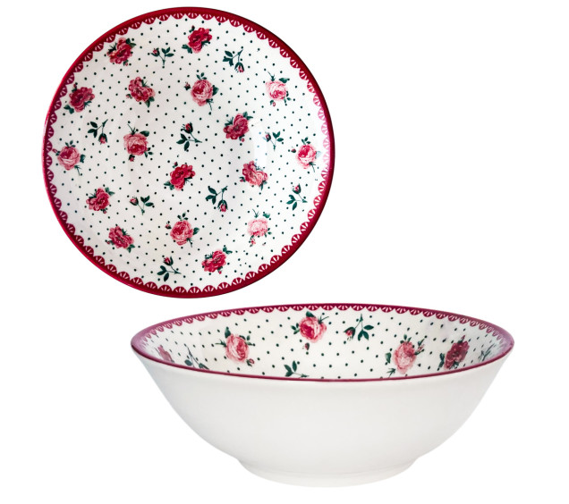 30004-009 Салатник 6' Квітуча троянда - фото