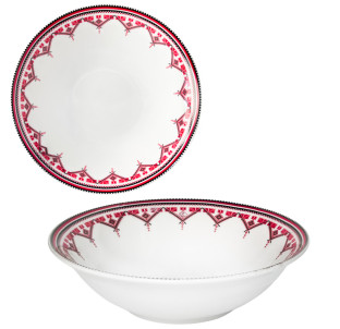 30005-005 Салатник 7' Вишиванка червоний ромб - фото