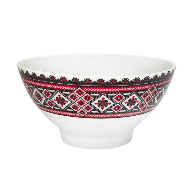 30008-004 Піала 5,5' Вишиванка червоне та чорне - фото