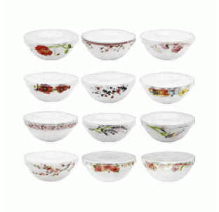 30054/3 Салатник мікс 5' - 320мл (без подарункової упаковки) - фото