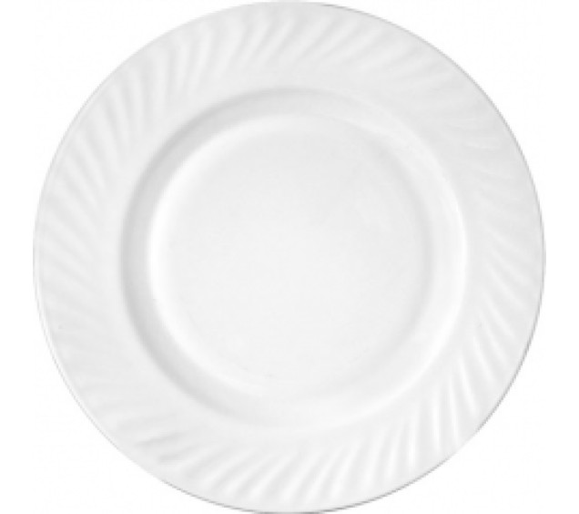30058-200 Тарілка 9' біла - фото