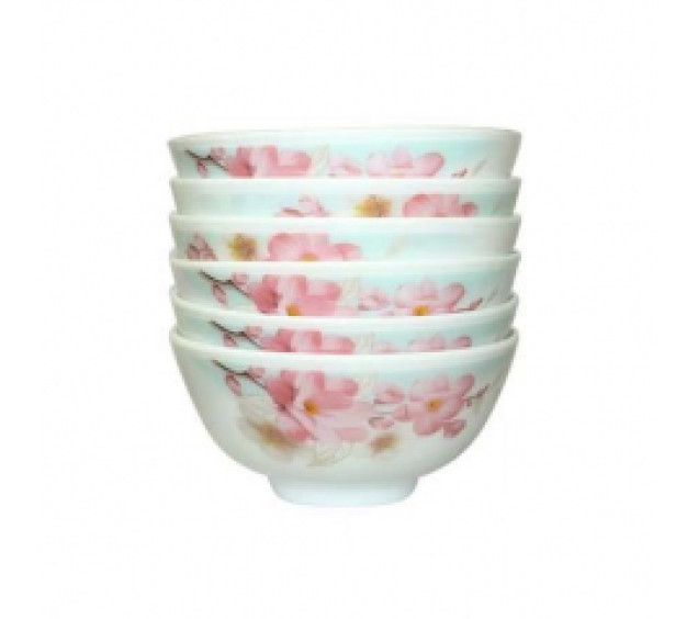 30069-004/У Набір салатників 6шт (6шт- 4,5') Сакура (без упаковки) - фото