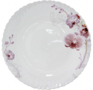 30072 Тарілка 10' Рожева орхідея 61099 - фото