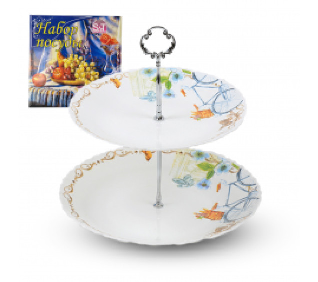 30090-130/У Цукерниця 2-х ярусна (8,5'/10.5') Весна(в універсальній коробці) - фото