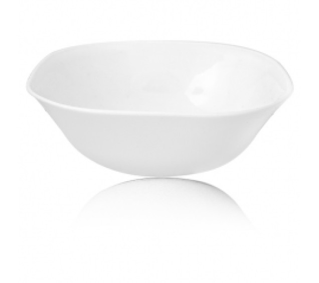 30161-00 Салатник 8' Білий квадрат - фото