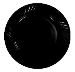 30357 Тарілка 7' Чорна - фото
