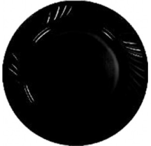 30358 Тарілка 9' Чорна - фото