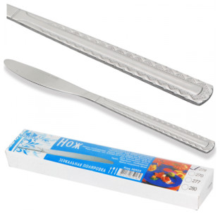 30523 Ніж дзеркальне полірування (280) (упак. 12шт) - фото