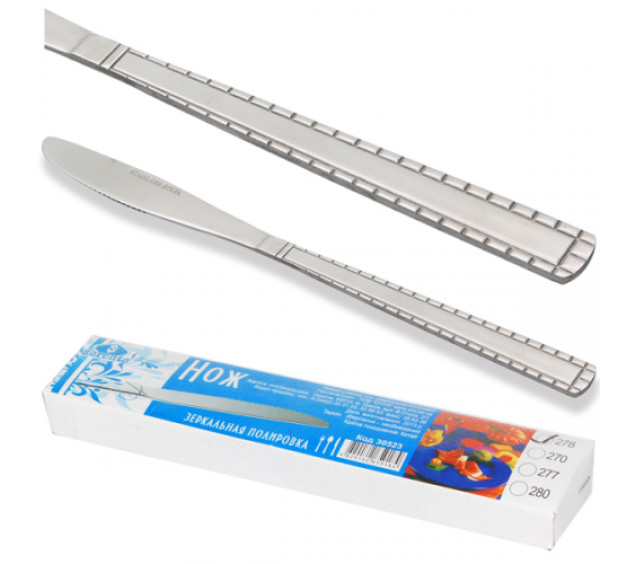 30523 Ніж дзеркальне полірування (270) (упак. 12шт) - фото