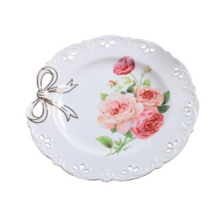 30876/1 Тарілка Бант (d19см) (без подарункової упаковки) - фото