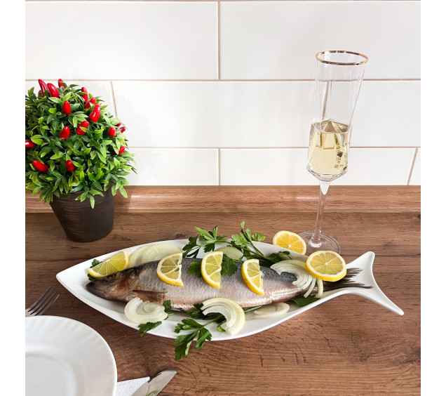 3090-00 Блюдо Fish 37*17 см(варіант) - фото 4
