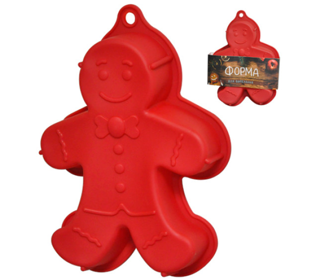 3200-25 Форма для випікання Чоловічок 27*20.5*4.5см - фото