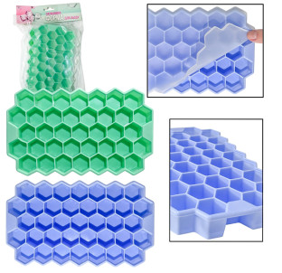 3200-67 Силіконова форма для льоду 20х12см Мікс - фото