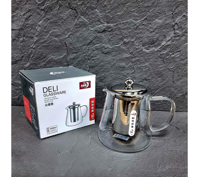 32241 Чайник заварювальний з металевим ситом 550 мл - фото