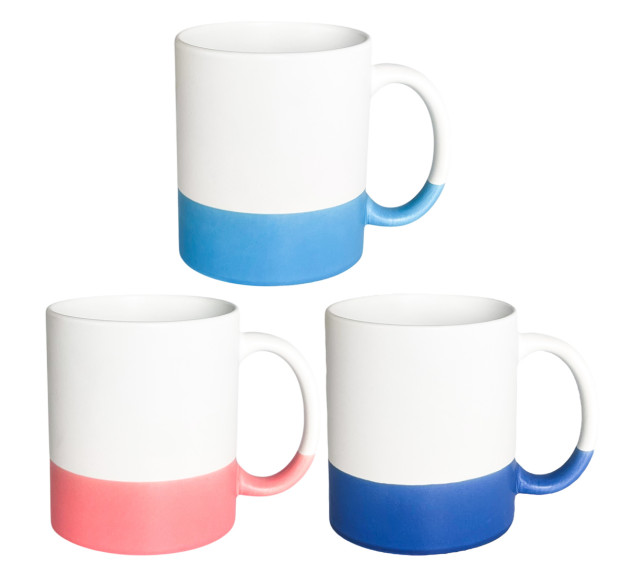 3576-3 Чашка 360мл мікс варіант від 1 до 10 кол. - фото