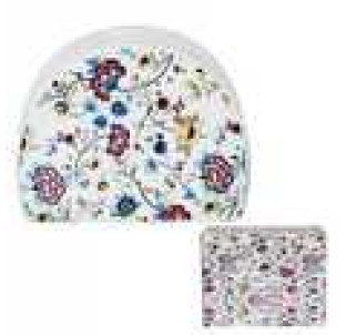 3662-10 Серветниця "Квітковий шовк" (довжина-10см, h-8см) - фото